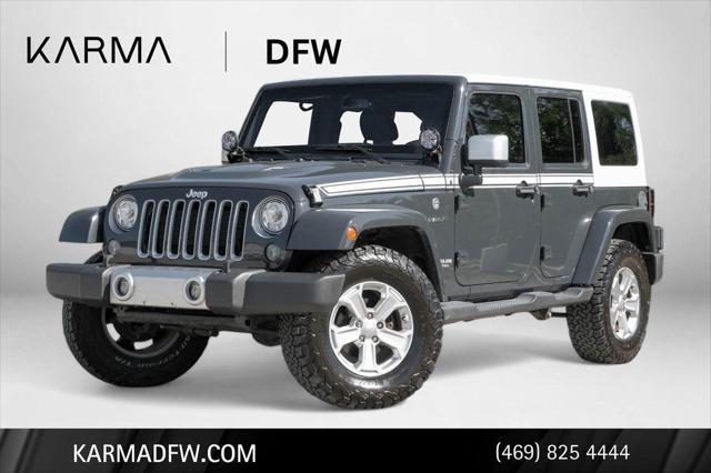 used 2017 Jeep Wrangler Unlimited car, priced at $23,058