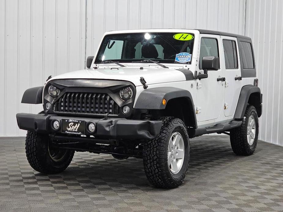 used 2014 Jeep Wrangler Unlimited car, priced at $14,755