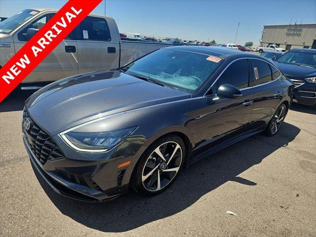 used 2021 Hyundai Sonata car, priced at $21,643