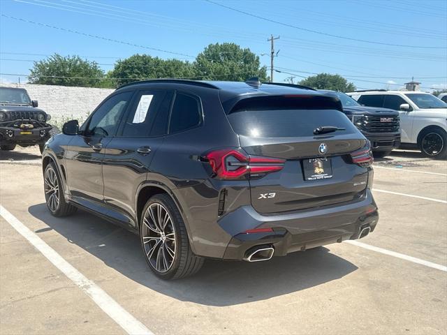 used 2022 BMW X3 car, priced at $33,999