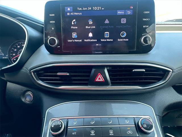 used 2022 Hyundai Santa Fe car, priced at $24,697