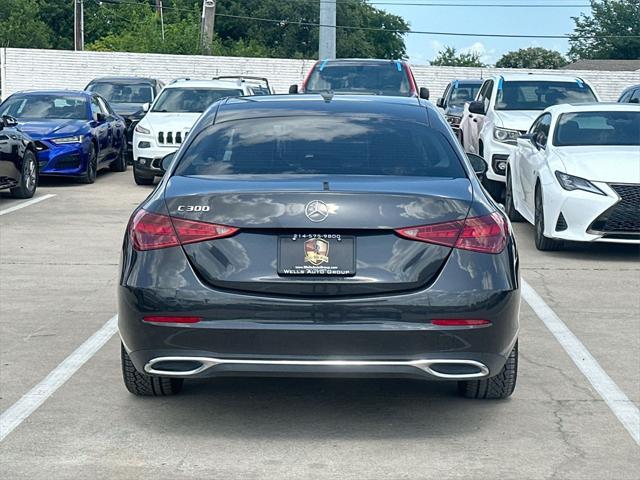 used 2023 Mercedes-Benz C-Class car, priced at $33,999