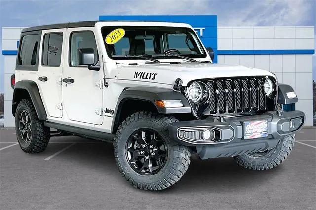 used 2023 Jeep Wrangler car, priced at $35,553