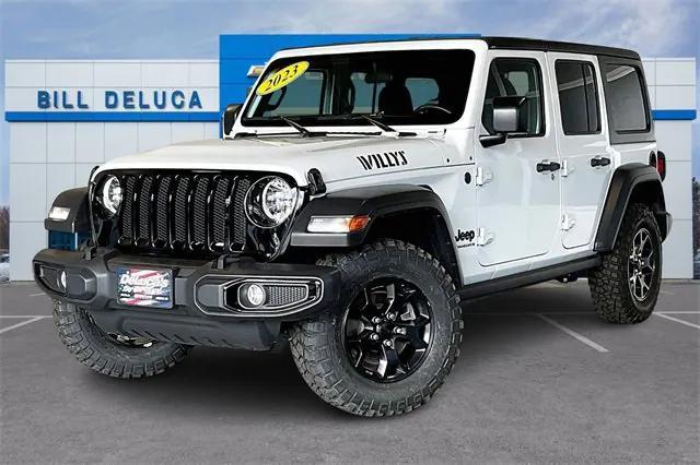 used 2023 Jeep Wrangler car, priced at $35,553