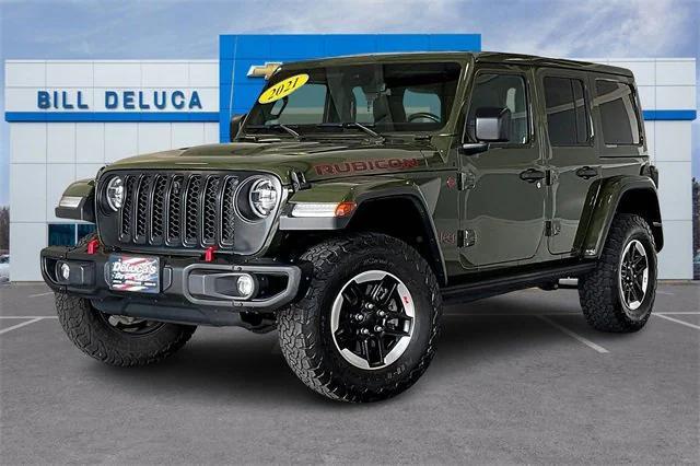 used 2021 Jeep Wrangler Unlimited car, priced at $42,722