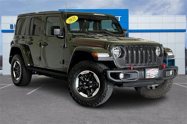 used 2021 Jeep Wrangler Unlimited car, priced at $42,722