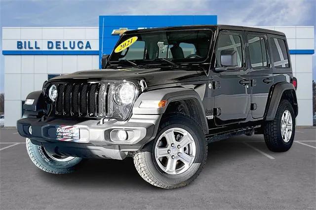 used 2021 Jeep Wrangler Unlimited car, priced at $27,737