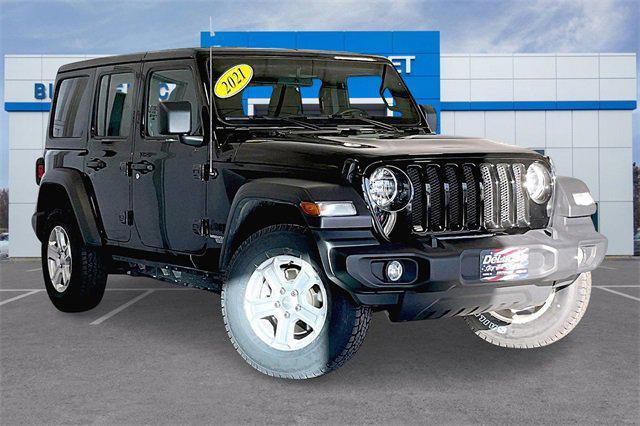 used 2021 Jeep Wrangler Unlimited car, priced at $27,737