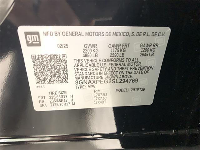 new 2025 Chevrolet Equinox car, priced at $31,598