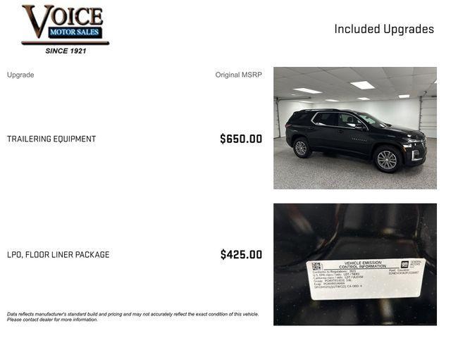 used 2023 Chevrolet Traverse car, priced at $32,700