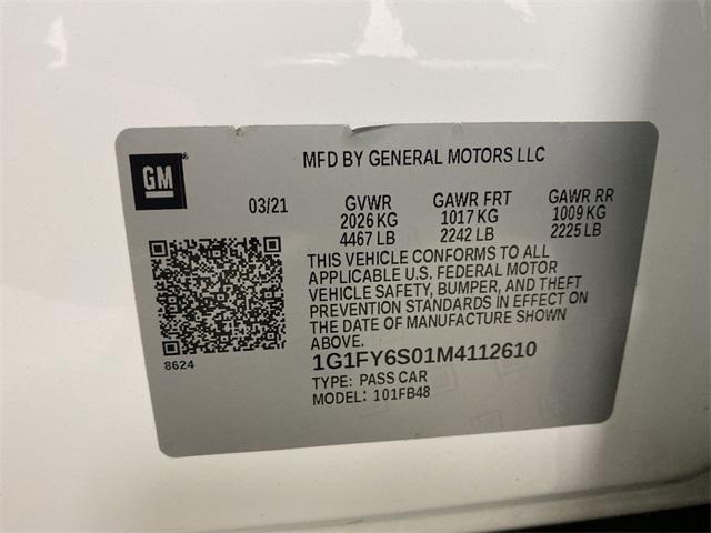 used 2021 Chevrolet Bolt EV car, priced at $12,479