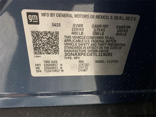 new 2026 Chevrolet Equinox car, priced at $32,594
