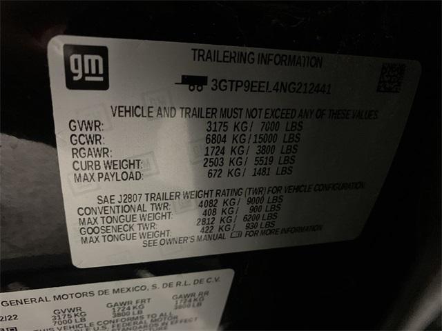 used 2022 GMC Sierra 1500 car, priced at $36,900