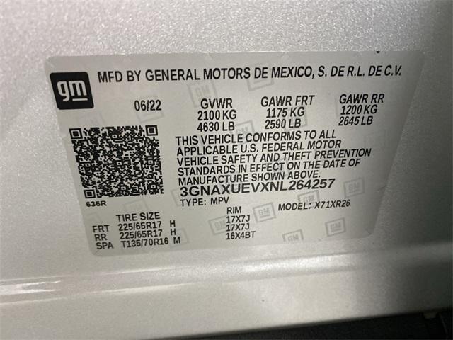 used 2022 Chevrolet Equinox car, priced at $21,400