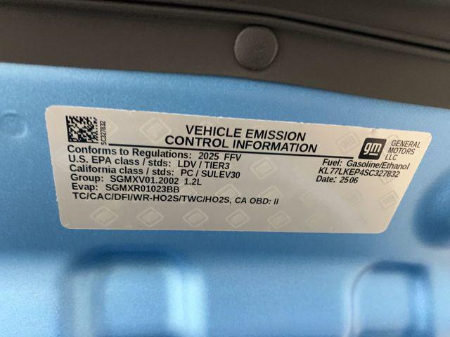 new 2025 Chevrolet Trax car, priced at $26,190