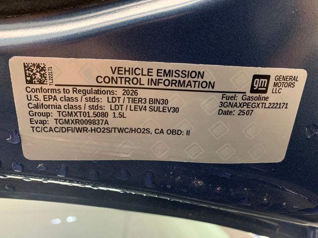 new 2026 Chevrolet Equinox car, priced at $31,511