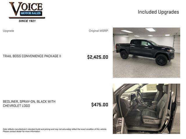 new 2026 Chevrolet Colorado car, priced at $41,929
