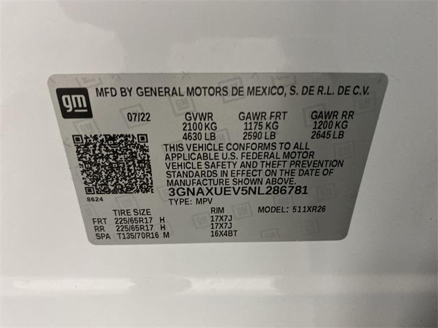 used 2022 Chevrolet Equinox car, priced at $20,900