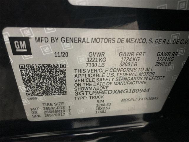 used 2021 GMC Sierra 1500 car, priced at $30,400