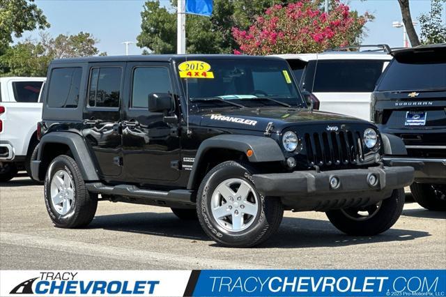 used 2015 Jeep Wrangler Unlimited car, priced at $22,999