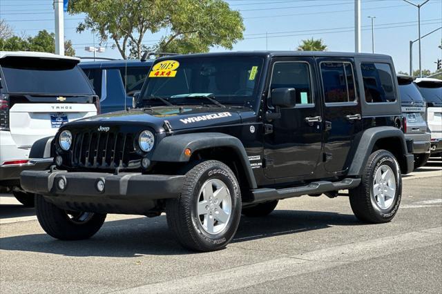 used 2015 Jeep Wrangler Unlimited car, priced at $22,999