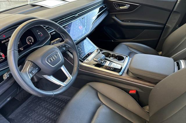 used 2021 Audi Q8 car, priced at $39,999