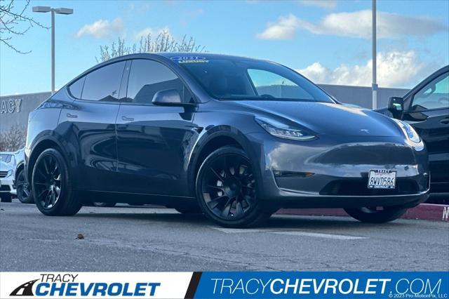 used 2021 Tesla Model Y car, priced at $29,599