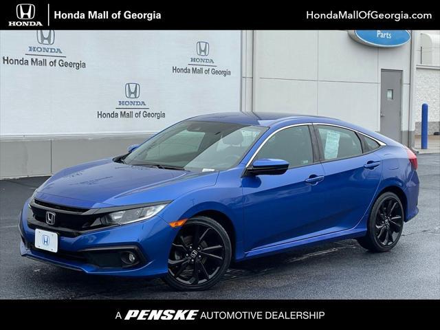 used 2021 Honda Civic car, priced at $21,480