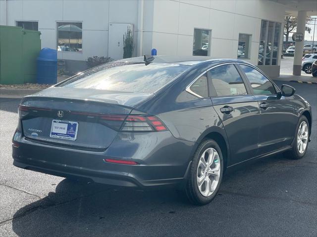 new 2025 Honda Accord car, priced at $29,445