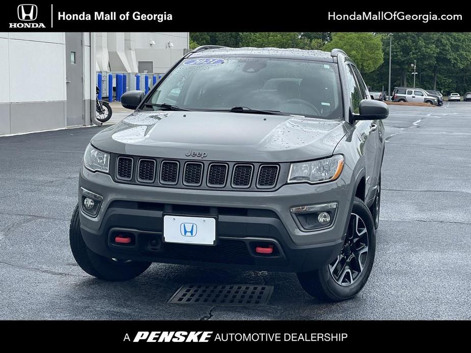 used 2021 Jeep Compass car, priced at $21,580