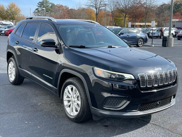 used 2021 Jeep Cherokee car, priced at $18,980