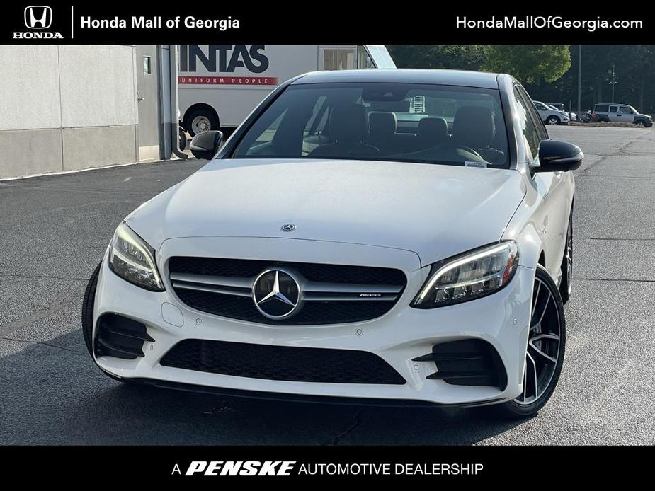 used 2021 Mercedes-Benz AMG C 43 car, priced at $35,980