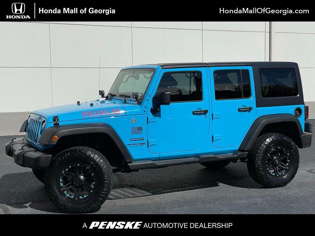 used 2018 Jeep Wrangler JK Unlimited car, priced at $19,980