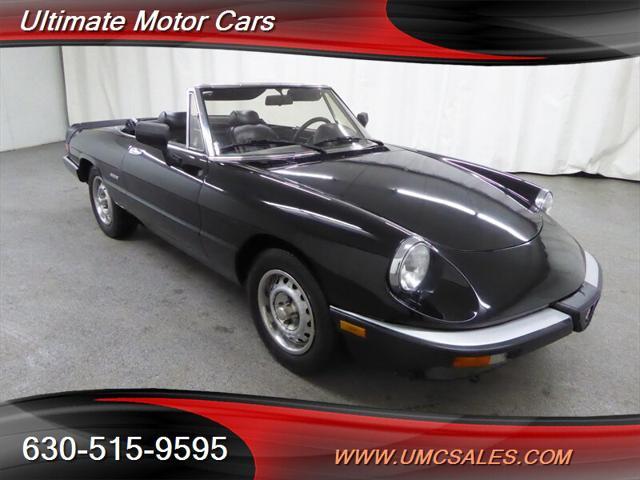 used 1986 Alfa Romeo Spider car, priced at $15,000