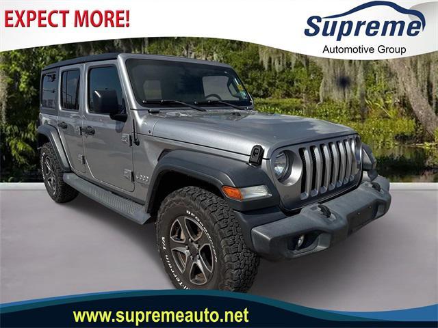 used 2018 Jeep Wrangler Unlimited car, priced at $22,833