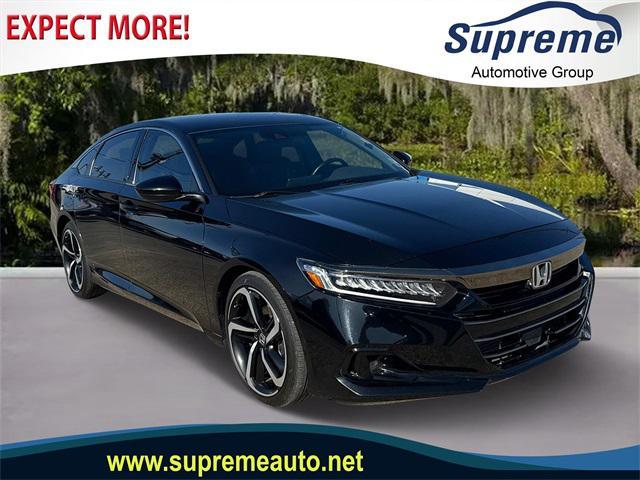 used 2021 Honda Accord car, priced at $21,999