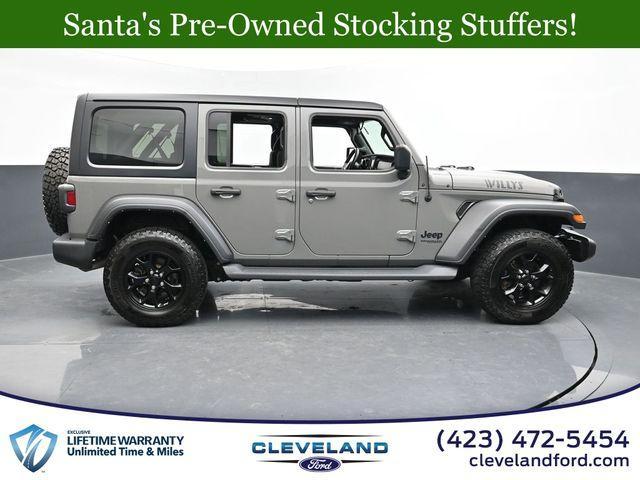 used 2021 Jeep Wrangler Unlimited car, priced at $29,498