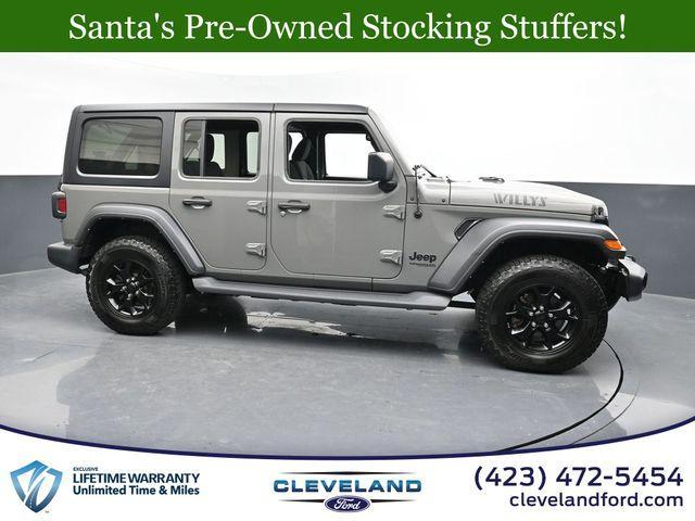 used 2021 Jeep Wrangler Unlimited car, priced at $29,498