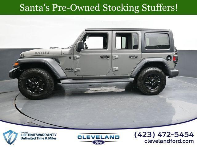 used 2021 Jeep Wrangler Unlimited car, priced at $29,498