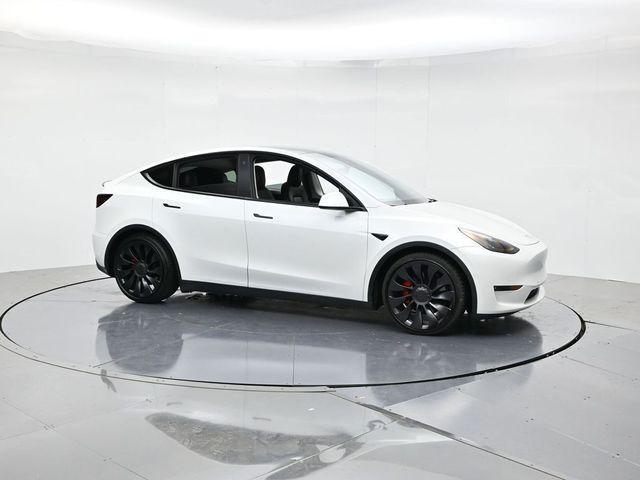 used 2022 Tesla Model Y car, priced at $27,495