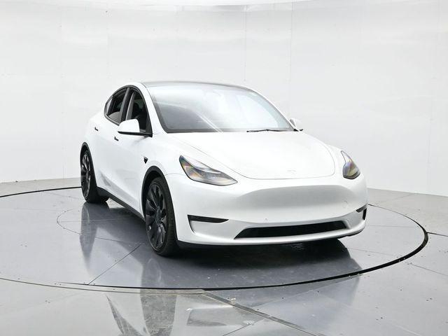used 2022 Tesla Model Y car, priced at $27,495