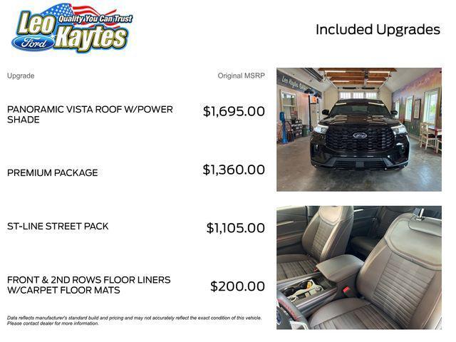 used 2025 Ford Explorer car, priced at $45,400