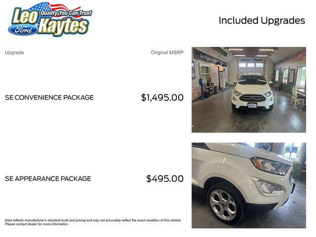 used 2022 Ford EcoSport car, priced at $18,600