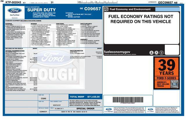 used 2016 Ford F-350 car, priced at $49,949