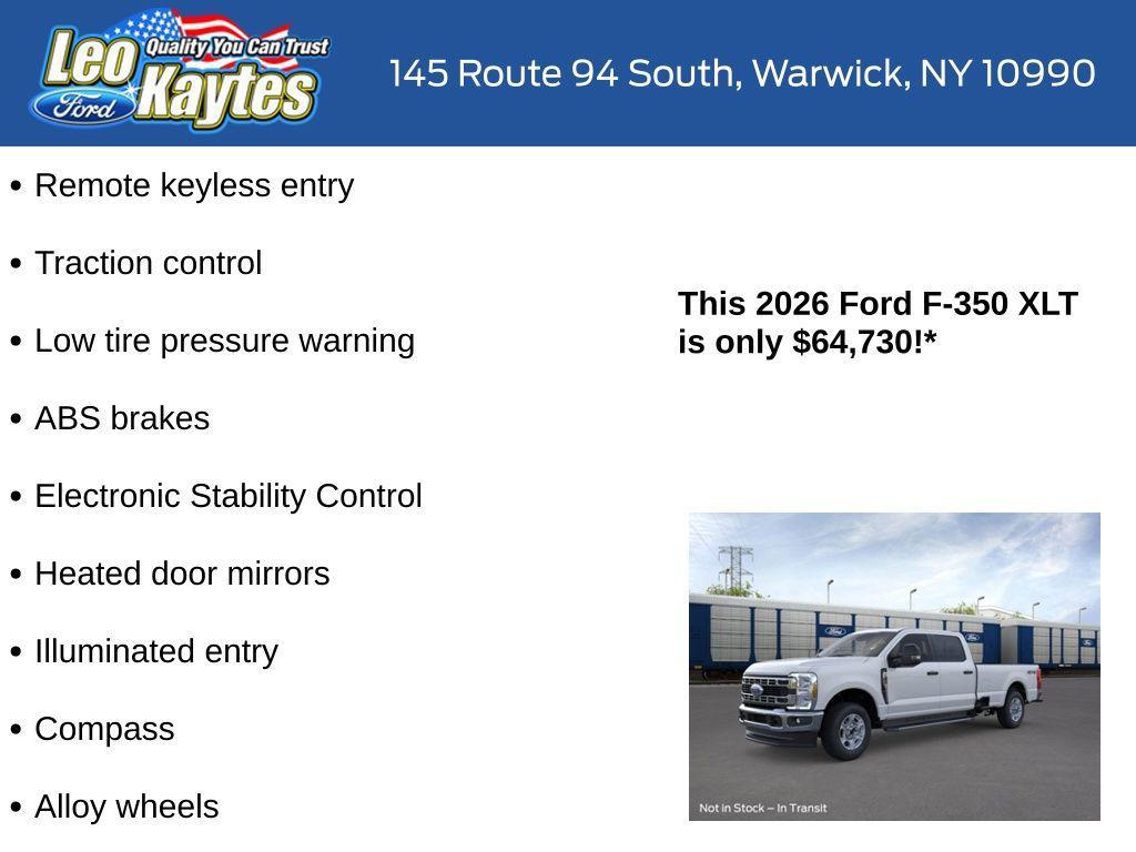 new 2026 Ford F-350 car, priced at $64,730
