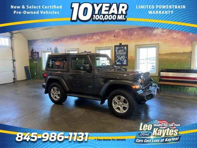 used 2022 Jeep Wrangler car, priced at $28,195