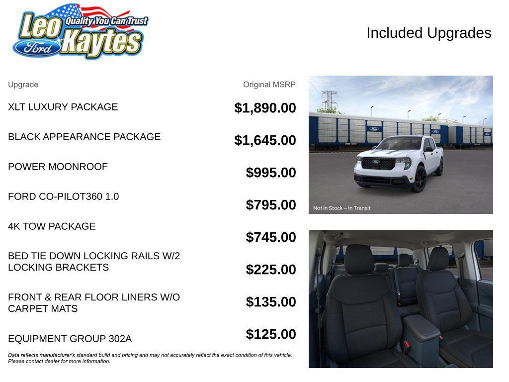 new 2025 Ford Maverick car, priced at $37,895