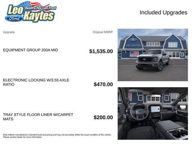 new 2025 Ford F-150 car, priced at $54,080