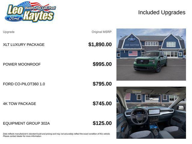 new 2025 Ford Maverick car, priced at $36,090