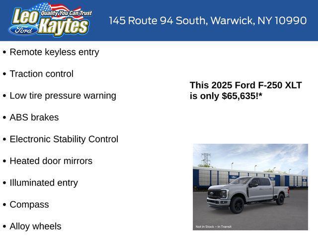 new 2025 Ford F-250 car, priced at $65,635